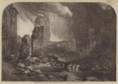 ソドムの破壊 作： Joseph Mallord William Turner